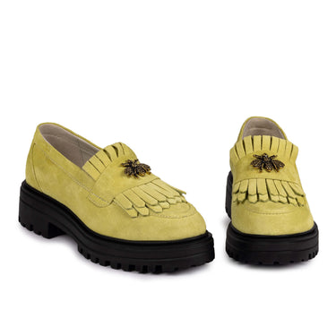 Pantofi damă cu albinuță CLARISA KIWI