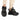 Pantofi damă sport din piele naturală Fenix Black 2391