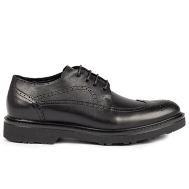 Pantofi bărbați casual din piele naturală ELVIS 505 PTN Black