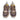 Pantofi sport damă 3OLY80003, sneakers chunky maro-bej