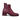 Botine damă PASS COLL V1891 Grena din piele naturală, toc 4,5 cm