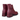 Botine damă PASS COLL V1891 Grena din piele naturală, toc 4,5 cm