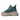 Ghete damă F.G. 66082 Green din piele naturală – talpă bej 6,5 cm