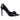 Pantofi stiletto 178 din piele naturala neagra cu fundita