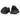 Pantofi damă din piele naturală întoarsă 3077-2 Black - Cardori