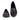Balerini dama piele perforata 2025 Black