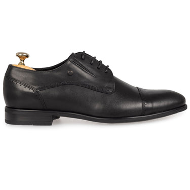 Pantofi eleganți bărbați din piele naturală 312 Black