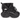 Ghete Damă GRYXX 125810 BLACK din Piele Naturală și Material Textil – Talpă 5 cm