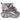 Ghete Damă GRYXX 125810 Grey din Piele Naturală și Material Textil – Talpă 5 cm