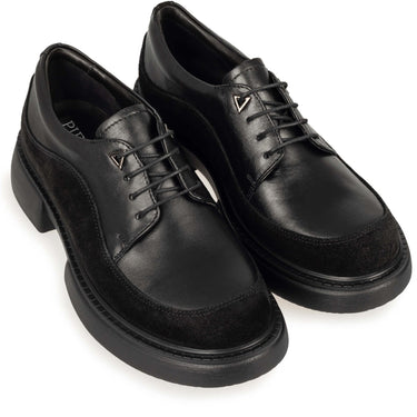 Pantofi damă casual din piele naturală A4 Black