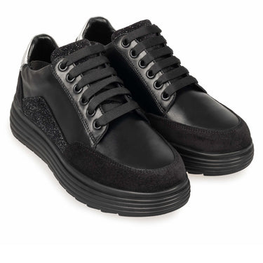 Pantofi damă sport din piele naturală 2347 Black