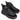 Ghete bărbați GRYXX S90005 NG/RED din piele naturală, talpă 5 cm – Negru/Roșu