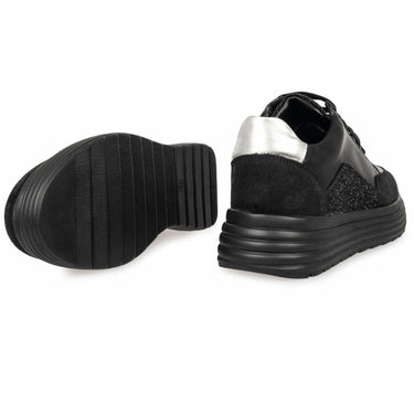 Pantofi damă sport din piele naturală 2347 Black
