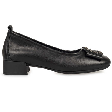Pantofi damă confort, piele naturală FMZ 9152 Black