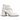 Botine damă EPICA DL90015 CREM din piele naturală, toc gros 7 cm, vârf ascuțit, crem