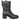 Ghete Damă Betina 5E76619 NG BOX Negre din Piele Naturală, Îmblănite, Toc 5 cm - Cardori