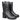 Ghete Damă Betina 5E76619 NG BOX Negre din Piele Naturală, Îmblănite, Toc 5 cm - Cardori