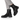 Ghete damă casual din piele naturală neagră – FF 2709012  Fiore Fino - Cardori