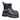 Botine damă negre DV90002 din piele naturală, cu talpă groasă și toc de 6 cm