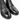 Ghete Bărbătești Tip Brogue Johan Negre MX133 – Piele Naturală