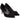 Pantofi dama stiletto, piele naturala, toc mediu 05 negru velur