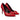 Pantofi dama stiletto, piele naturala 178 Red ACC