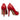 Pantofi dama stiletto, piele naturala 178 Red ACC