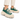 Pantofi Sport Damă F.G. 6805 Green din Piele Naturală – Talpă Ușoară de 6 cm, Confort și Stil Modern