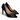 Pantofi Stiletto Negri Epica Piele Velur A 1517, Toc 10 cm