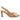 Pantofi Epica Bej A1317 cu Fundă Strălucitoare și Toc Stabil 7.5 cm - Cardori