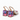 Pantofi Slingback Bej cu Toc Bloc Multicolor S2512 Betina - Cardori