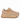 Sneakers Damă din Piele Naturală Betina 88853 – Bej cu Platformă High-Sole - Cardori