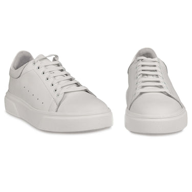 Pantofi sport bărbați din piele naturală albă 164 White