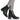 Botine dama din piele naturala FF 2601165 Black