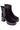 Ghete damă moderne cu toc Perla 1672-1 Black Velur - Cardori