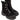 Ghete damă moderne din piele naturală Aristocrat 3002-3 Black Velur - Cardori