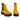 Ghete damă cu elastic, din piele naturală Bonita 3020 Yellow - Cardori
