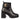 Botine damă din piele naturală Berta F037 Black - Cardori