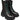 Ghete damă înalte din piele naturală FMZ 687553 Black - Cardori