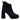 Botine damă cu toc înalt Jose Simon M03 Black Velur - Cardori