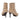 Botine dama elegante, piele naturala 263 bej - Cardori