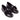 Pantofi damă casual cu fundă LIA Black Lac - Cardori