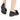 Pantofi damă casual cu fundă LIA Black Lac - Cardori