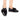 Pantofi damă casual cu fundă LIA Black Lac - Cardori