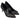 Pantofi damă stiletto din piele naturală, toc mediu 05 Black One - Cardori