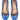 Pantofi damă stiletto, piele naturală, toc mediu 05 albastru - Cardori