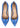 Pantofi damă stiletto, piele naturală, toc mediu 05 albastru - Cardori