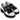Pantofi damă cu franjuri Betina 405 Black-White - Cardori