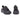 Pantofi sport din piele naturală Eliza 232806 Black - Cardori