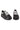 Sneakers sport din piele naturală 102 Black-White - Cardori